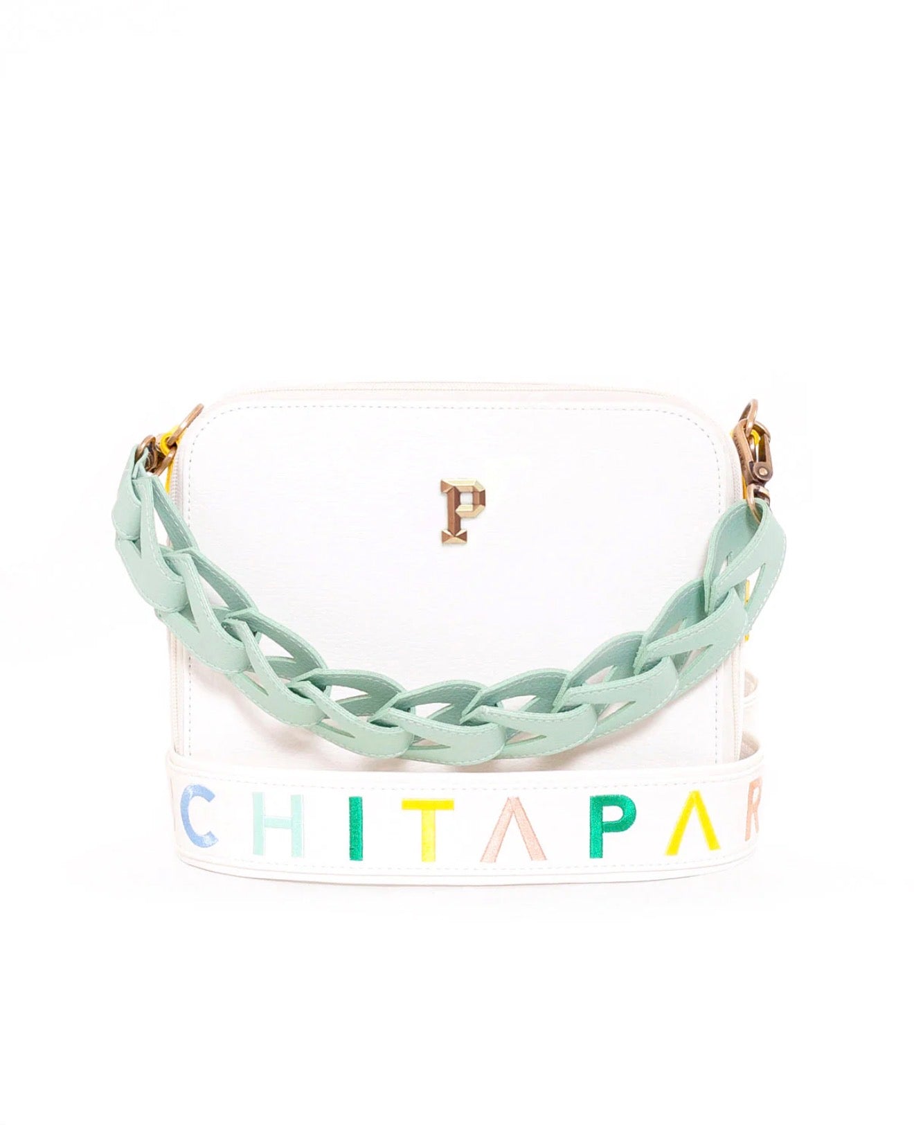 CARTERA FLORA BLANCO