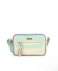 BANDOLERA SHITAKE BEIGE X VERDE MENTA